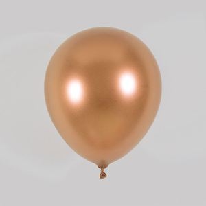 Factory 12Inch 30cm Chrome Metallic Helium <b>Balloons</b> Single Gold & Rose Gold for Christmas Easter Party Decoration - Product Image 6