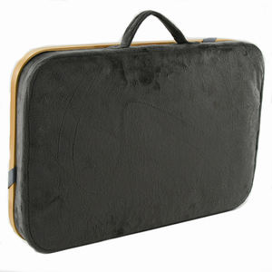 Bandeja de mesa portátil de bambu, escritório em casa, bandeja de cama com mouse pad e suporte de telefone - Product Image 5