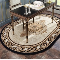 Maschinell Bedruckter Nylon-Teppich Schlafzimmerteppiche und -Läufer Wohnzimmer Beige Farbe Blumenmuster
