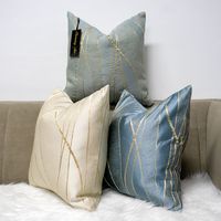 Housse de coussin en Jacquard de luxe de haute qualité, nouveau Design, taie d'oreiller décorative pour canapé