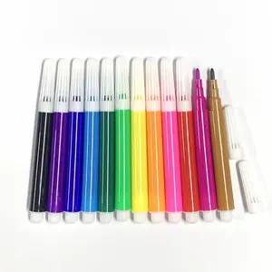 어린이를위한 가장 저렴한 가격 프로모션 빨 미니 워터 컬러 펜 마커 펜