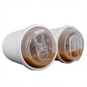 Tazza da Caffè Ecologica Personalizzata a Doppia Parete in Carta Kraft con Logo Stampato e Rivestimento in PE - Product Image 1