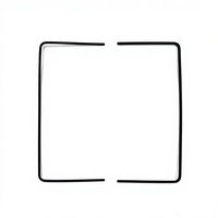 Bande décorative souple pour bord d'écran de téléphone pliable V3, accessoire de support de cadre