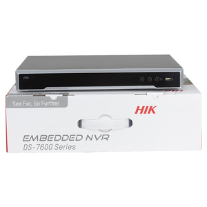 Stock US Hik Original <span class=keywords><strong>DS</strong></span>-<span class=keywords><strong>7616NI</strong></span>-<span class=keywords><strong>Q2</strong></span>/<span class=keywords><strong>16P</strong></span> 16 canaux 1U jusqu'à 8 To 16 PoE Détection de mouvement 2.0 VCA <span class=keywords><strong>NVR</strong></span> 4K - Product Image 1