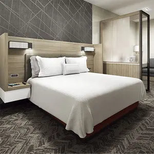 Groothandel Full Oem Hotel Project Kamer Meubels Modern Kingsize 5 Sterren Marriott Hill Suites Hotel Slaapkamer Sets