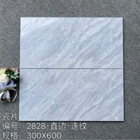 Vente Flash : Carreaux Muraux en Porcelaine 300x600mm, Étanche, Antidérapant, Résistant aux Acides, 6 Motifs Marbre pour Centres Commerciaux, Espaces Commerciaux et Résidentiels