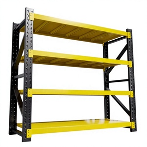 4 Tier Heavy Duty Foldable Boltless Metal Storage Rack Adjustable Industrial Warehouse Storage Shelves Commercial Steel <strong>Shelving</strong> - Product Image 2