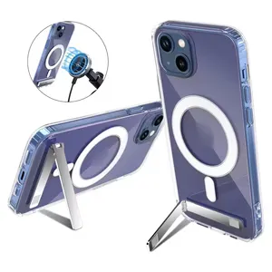 Coque de téléphone magnétique transparente pour iPhone 15 14 Pro Max 13 12 11 7 8 Plus XS étuis de couverture mobile livraison directe produits 2024