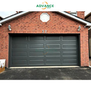 <span class=keywords><strong>Porte</strong></span> de <span class=keywords><strong>garage</strong></span> aérienne en acier galvanisé bon marché isolée électrique fiable pour villas et maisons de banlieue - Product Image 2