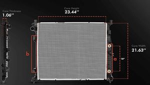 W166 ML250CDI X166 W63 AMG <span class=keywords><strong>GLE</strong></span> A0995001303 0995001303 Radiador de aluminio para <span class=keywords><strong>Mercedes</strong></span> Benz - Product Image 3