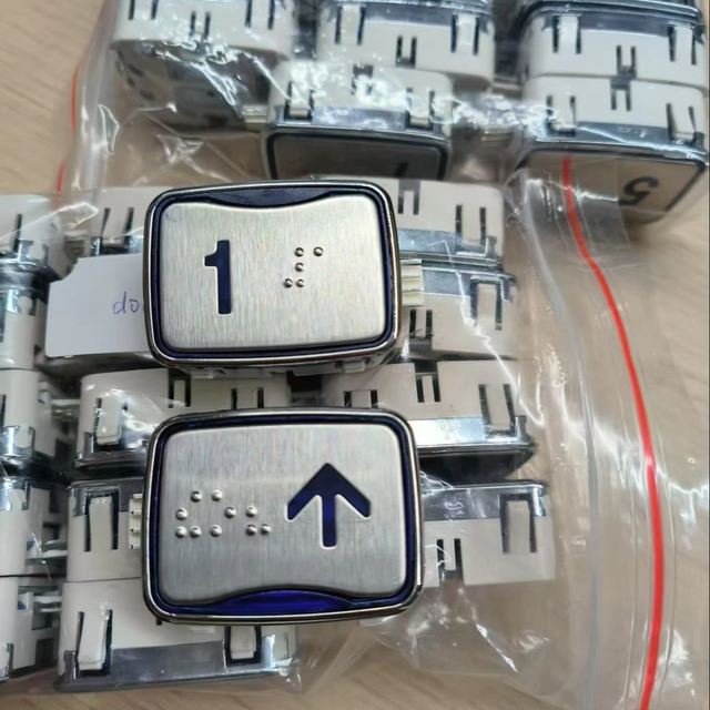 MTD265 Button Red Light/blue Light Elevator Spare Parts Push Button LOP and COP