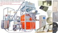 Ligne de machines pour le moulage d'éviers en quartz et granit, de baignoires, de lavabos et de receveurs de douche en surface s
