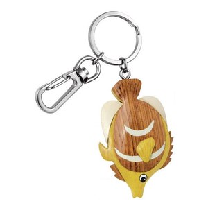 Portachiavi a Forma di Pesce in Metallo e Plastica, Tipo Ferro - Product Image 1