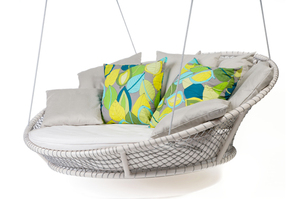 Chaises longues <span class=keywords><strong>de</strong></span> jardin modernes en corde tressée pour tous les temps, meubles <span class=keywords><strong>de</strong></span> jardin, lit <span class=keywords><strong>de</strong></span> jour extérieur - Product Image 2