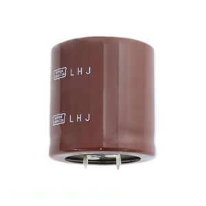 ตัวเก็บประจุแบบ Snap-in รุ่น ELHJ401VSN811MA59M ยี่ห้อ Manufacturer Channel 810uF Through Hole ความจุ 810UF 20% 400V ชนิดอลูมิเนียม - Product Image 1