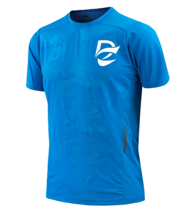 T-shirt de course léger à imprimé camouflage ZEDE, respirant, séchage rapide, manches courtes, personnalisation en gros - Product Image 3