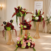 Dekorasi Bunga Mewah untuk Pernikahan & Acara, Rangkaian Bunga Meja, Centerpiece Bunga Pernikahan, Centerpiece Meja Pernikahan