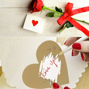 Gói 50 Miếng Dán Chống Xước Màu Vàng 8X7Cm Nhãn Dán Thẻ Cào Giấy Dán Vết Xước Hình Trái Tim Tùy Chỉnh - Product Image 4