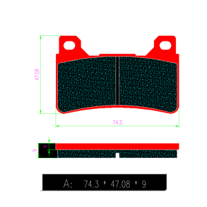 Ventes directes d'usine de plaquettes de frein avant et arrière de moto pour <span class=keywords><strong>Honda</strong></span> <span class=keywords><strong>CBR</strong></span> <span class=keywords><strong>600</strong></span> RR/<span class=keywords><strong>CBR</strong></span> 1000 FA390 plaquettes de frein frittées - Product Image 4
