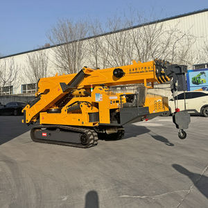 소형 크롤러 크레인 무선 원격 제어 자체 추진 5 톤 및 8 톤 스파이더 크레인 - Product Image 2