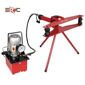 90 degree portable pipes bending tools electric hydraulic iron tube pro pipe bender machine with hydraulic pump CPB-2