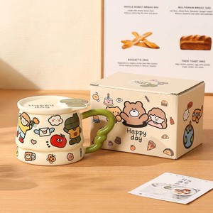 Mug en céramique de haute qualité avec couvercle en forme d'animal de dessin animé |   Lave-vaisselle sans danger pour un usage quotidien et cadeau idéal - Product Image 6