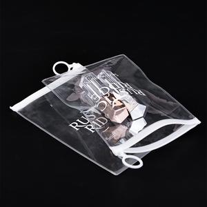 Kantong Kemasan <span class=keywords><strong>PVC</strong></span> Biodegradable Custom untuk Pakaian Bikini, Transparan dengan Logo, Grosir, untuk Kosmetik dan Pakaian Renang, Kantong Zipper - Product Image 3