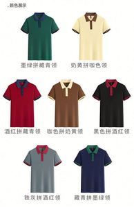 Custom Printed Logo Polo Shirt Hotel Work Solid Short Sleeve Advertising Company Culture Catering Men Women POLO Shirts - Product Image 3