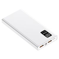 Batterie externe personnalisée avec logo, 20000 mAh, charge super rapide, 30000 mAh, affichage numérique, batterie externe