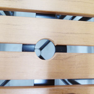 Fábrica al por mayor muebles de patio al aire libre <span class=keywords><strong>mesa</strong></span> de jardín de parque de picnic de madera <span class=keywords><strong>con</strong></span> un agujero de paraguas - Product Image 6