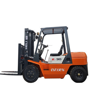 Used HELI CPCD30 3 Ton Diesel Forklift Three/Two Stage Mast Pneumatic/Solid Tires Seated Operation 3m <b>Lifting</b> Height Fwd Drive - Product Image 1