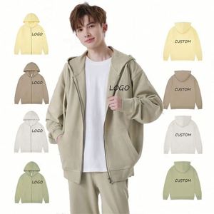 OEM Free Sample Men Sweatshirt 100% Polyester <b>Blank</b> Heavy <b>Weight</b> Custom Screen Print Loose Pullover Hoodies - Product Image 1