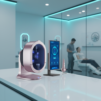 Alat Analisis Kulit Wajah 3D AI Profesional X5 S5 Pro dengan Deteksi Mata, Analisis Jerawat & Kerutan untuk Penggunaan Klinik