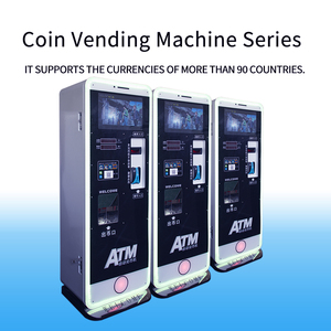 Máy bán hàng tự động đổi tiền xu, thẻ tín dụng, tiền mặt sang tiền xu, máy đổi tiền xu tự phục vụ với máy bán hàng tự động - Product Image 3