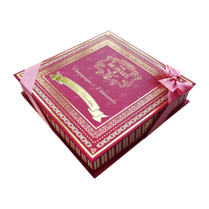 Luxury Gift Box For Chocolate/chocolate cookie candy sweet macaron biscuit cake packaging gift box with grids