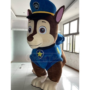Hengyue vendita calda 2m/2.6m Running cane mascotte in movimento <span class=keywords><strong>cartone</strong></span> <span class=keywords><strong>animato</strong></span> zampa cane pattuglia peluche gonfiabile Costume da mascotte per adulti - Product Image 4