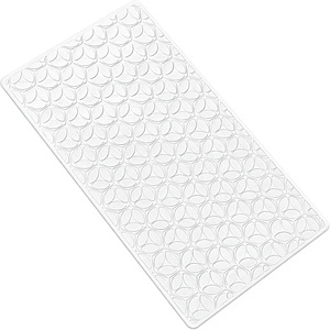 Tapis de Douche Rectangulaire HAPTON Antidérapant avec Ventouses, 100% Caoutchouc Texturé, Sécurité au Bain, Toucher Doux, Sans BPA/PVC, Utilisation pour Animaux Domestiques - Product Image 1
