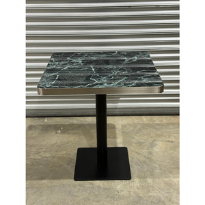 Mesa Verde de Diseño Cuadrado para Restaurante, Mármol - Product Image 1