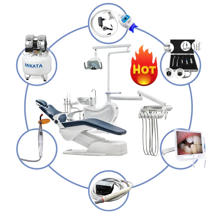 वितरकों नए उत्पादों पूर्ण समारोह दंत कुर्सी पोर्टेबल डेंटल यूनिट पूर्ण सेट