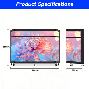 Barra LED de Alta Resolución 4K HDR10+ con Color Completo y <span class=keywords><strong>Adobe</strong></span> RGB 98%, Video Fluido, Control Remoto, Ideal para Demostraciones de Marketing en la Vida Nocturna - Product Image 2