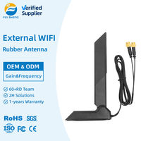 Antenne WiFi 6E longue portée, tri-bande 2.4G 5G 6G 8dBi, base magnétique, antennes de communication pour carte mère