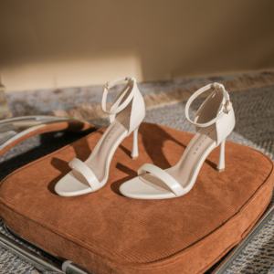 Chaussures à talons hauts sexy pour femmes, mode été, plateforme épaisse respirante pour mariage et banquet - Product Image 1