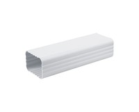 Système de gouttières en PVC avec tuyau de descente et raccords pour le drainage des toits de villas et la collecte des eaux de pluie
