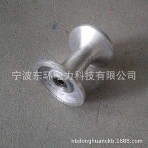 Poulies plates pour pose de câbles personnalisées, en acier et en alliage d'aluminium, poulies moulées sous pression avec revêtement en caoutchouc - Product Image 2