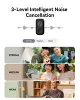 Microphone magnétique sans fil Hollyland Lark A1 48kHz 24bit pour YouTube TikTok Live 200m/650ft Réduction du bruit Mini Microfono Mic