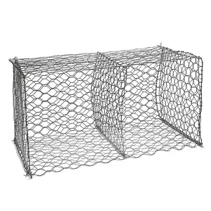 Gabions soldados de fácil instalação, caixa de gabão soldado retenção de parede gabions de metal