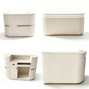 Mobilier de salon de beauté : Lit de massage facial électrique, <span class=keywords><strong>fauteuil</strong></span> de pédicure, comptoir d'accueil, canapé d'attente, chariot de service - Product Image 6