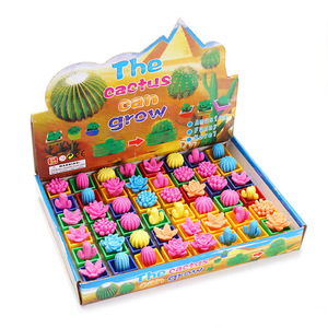 Novelty Cactus Grow up Toys Funny Emulation Plants Grow in Water Toy for Kids Education Gift Decoration Ornament