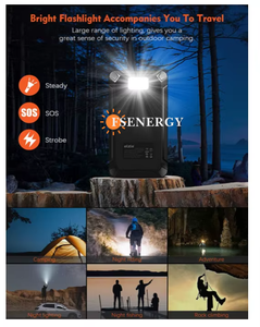 Banco de Energía Solar Más Vendido en la Tienda en Línea, Cargador Solar de <span class=keywords><strong>26800</strong></span> mAh con 4 Paneles Solares y Linterna LED - Product Image 6