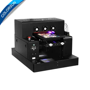 2021 A3 Digital Flatbed UV Printer for phone case wooden PVC card Metal pen for Epson L1800 head